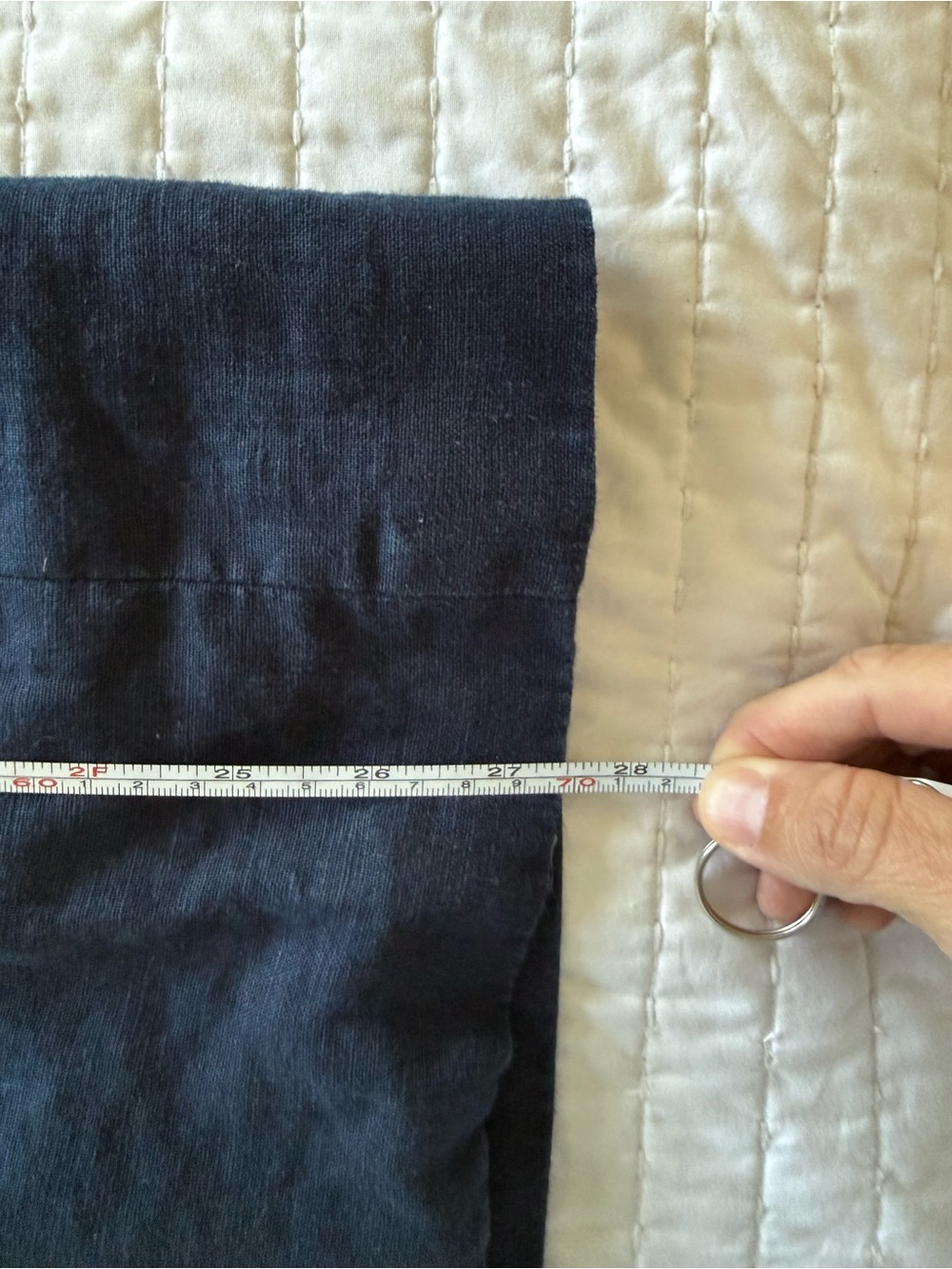 Abercrombie & Fitch navy blue linen blazer size S - Picture 7 of 8